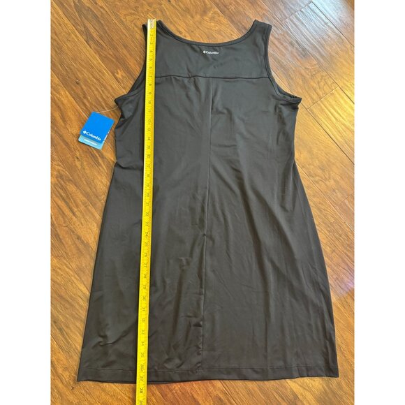 NWT Columbia Womens Chill River Moisture-Wicking Black Tank Top Summer Dress XL - Picture 3 of 7